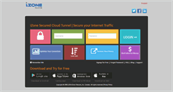 Desktop Screenshot of izonecloud.net